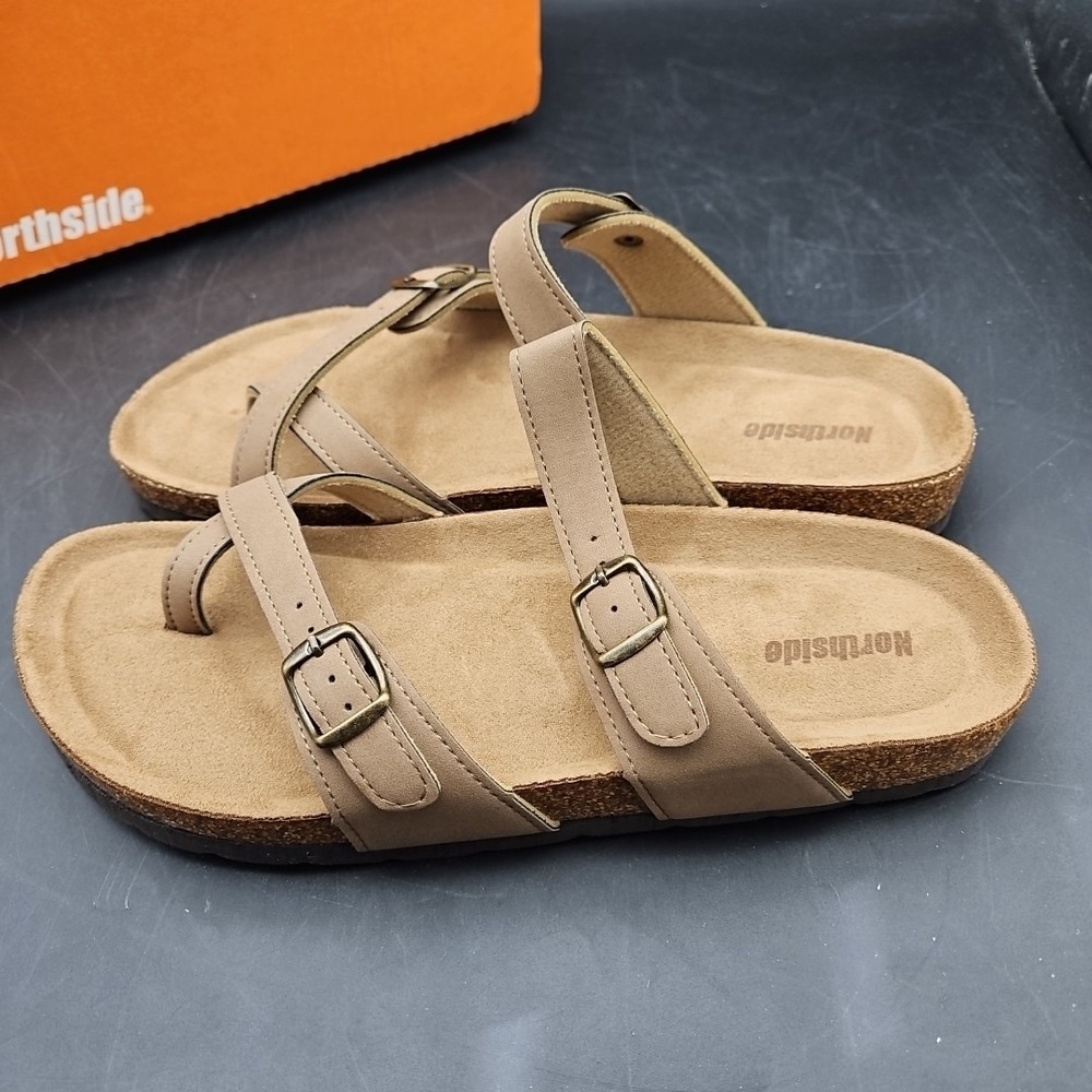 Northside Myrtle Sandals Camel Brown Color Women's Size 9 Brand New Flat - Picture 6 of 8
